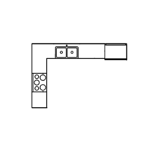 Complete Kitchen Set - L Shape