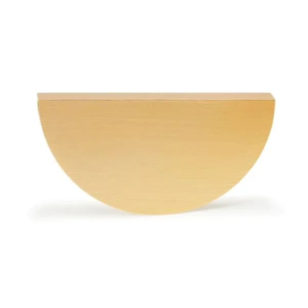 Half Moon-Solid Brushed Gold